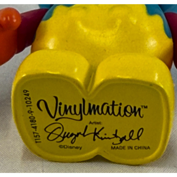 Disney Vinylmation Urban 5 Blue Yellow Gear Bear by Dan Howard 3" Figure - Picture 3 of 3